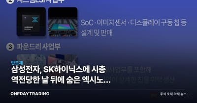 삼성전자, SK하이닉스에 시총 역전당한 날 뒤에 숨은 엑시노스 적자