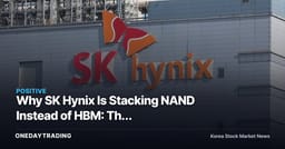 Why SK Hynix Is Stacking NAND Instead of HBM: The SanDisk-Backed HBF