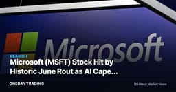 Microsoft (MSFT) Stock Hit by Historic June Rout as AI Capex Spooks Free-Cash-Flow Investors