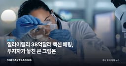 일라이릴리 38억달러 백신 베팅, 투자자가 놓친 큰 그림은