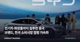 전기차·화장품까지 침투한 중국 브랜드, 한국 소비시장 점령 가속화