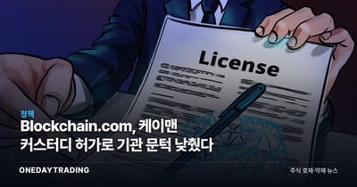 Blockchain.com, 케이맨 커스터디 허가로 기관 문턱 낮췄다