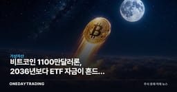비트코인 1100만달러론, 2036년보다 ETF 자금이 흔드는 시장
