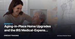 Aging-in-Place Home Upgrades and the IRS Medical-Expense Deduction: What Investors Should Know (HD, LOW)