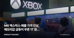 MS 엑스박스·애플 가격 인상, 메모리값 급등이 부른 'IT 원가 쇼크'