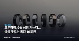 오우라링, 9월 상장 겨눈다... 예상 웃도는 몸값 16조원