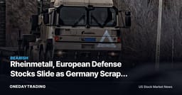 Rheinmetall, European Defense Stocks Slide as Germany Scraps F126 Naval Program