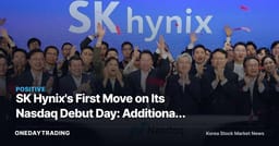 SK Hynix's First Move on Its Nasdaq Debut Day: Additional Investment in U.S. Semiconductor Capacity