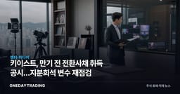 키이스트, 만기 전 전환사채 취득 공시…지분희석 변수 재점검