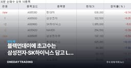 블랙먼데이에 초고수는 삼성전자·SK하이닉스 담고 LG 팔았다, 반도체 투톱 매수 신호