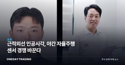 근적외선 인공시각, 야간 자율주행 센서 경쟁 바꾼다