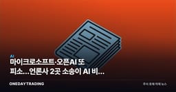 마이크로소프트·오픈AI 또 피소…언론사 2곳 소송이 AI 비용 바꾼다