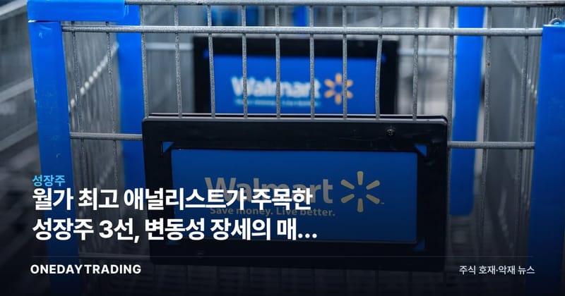 월가 최고 애널리스트가 주목한 성장주 3선, 변동성 장세의 매수 기회는