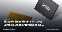 SK hynix Ships HBM4E 12-Layer Samples, Accelerating Next-Gen HBM Race with Samsung