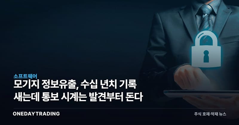 모기지 정보유출, 수십 년치 기록 새는데 통보 시계는 발견부터 돈다