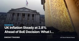 UK Inflation Steady at 2.8% Ahead of BoE Decision: What It Means for LYG, BCS, HSBC