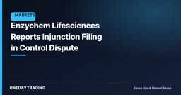 Enzychem Lifesciences Reports Injunction Filing in Control Dispute