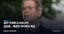 달러 약세에 금·비트코인 급반등…베센트 바이백의 역설