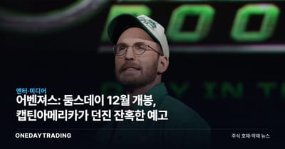 어벤져스: 둠스데이 12월 개봉, 캡틴아메리카가 던진 잔혹한 예고