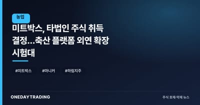 미트박스, 타법인 주식 취득 결정…축산 플랫폼 외연 확장 시험대