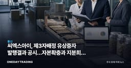 씨엑스아이, 제3자배정 유상증자 발행결과 공시…자본확충과 지분희석 동시에
