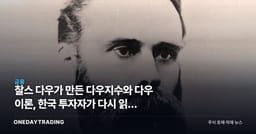 찰스 다우가 만든 다우지수와 다우 이론, 한국 투자자가 다시 읽는 의미