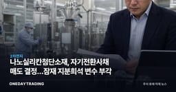 나노실리칸첨단소재, 자기전환사채 매도 결정…잠재 지분희석 변수 부각