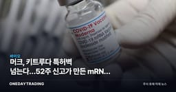머크, 키트루다 특허벽 넘는다…52주 신고가 만든 mRNA 암백신