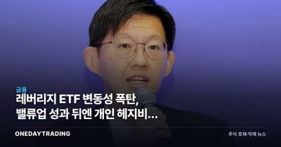 레버리지 ETF 변동성 폭탄, 밸류업 성과 뒤엔 개인 헤지비용 독박