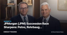 JPMorgan (JPM) Succession Race Sharpens: Petno, Rohrbaugh Named Co-Presidents as Marianne Lake Exits