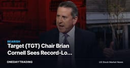 Target (TGT) Chair Brian Cornell Sees Record-Low Investor Support Amid Underperformance