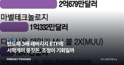 반도체 3배 레버리지 ETF에 서학개미 뭉칫돈, 조정이 기회일까