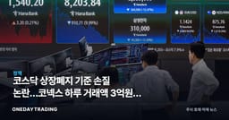 코스닥 상장폐지 기준 손질 논란…코넥스 하루 거래액 3억원의 경고