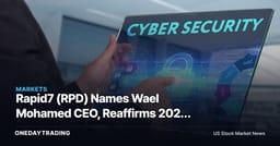 Rapid7 (RPD) Names Wael Mohamed CEO, Reaffirms 2026 Outlook