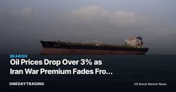 Oil Prices Drop Over 3% as Iran War Premium Fades From Energy Stocks
