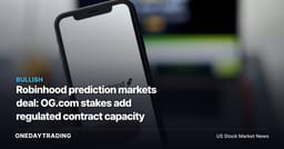 Robinhood prediction markets deal: OG.com stakes add regulated contract capacity