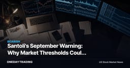 Santoli's September Warning: Why Market Thresholds Could Reprice U.S. Stocks