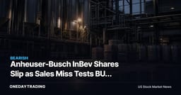 Anheuser-Busch InBev Shares Slip as Sales Miss Tests BUD Pricing Power
