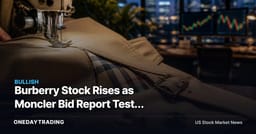 Burberry Stock Rises as Moncler Bid Report Tests Luxury-Turnaround Math