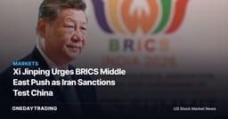 Xi Jinping Urges BRICS Middle East Push as Iran Sanctions Test China