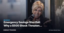 Emergency Savings Shortfall: Why a $500 Shock Threatens Retirement Plans