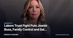 Lakers Trust Fight Puts Jeanie Buss, Family Control and Sale Rights in Focus
