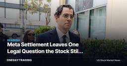 Meta Settlement Leaves One Legal Question the Stock Still Has to Price