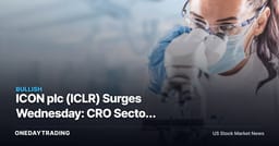 ICON plc (ICLR) Surges Wednesday: CRO Sector Read-Through for Investors