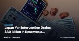 Japan Yen Intervention Drains $80 Billion in Reserves as Global Yields Rise