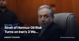 Strait of Hormuz Oil Risk Turns on Iran’s 3 War Conditions