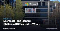 Microsoft Tops Richard Chilton's AI Stock List — What Institutional Conviction Actually Prices In