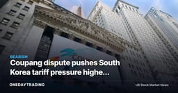 Coupang dispute pushes South Korea tariff pressure higher after congressional allegations