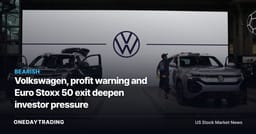 Volkswagen, profit warning and Euro Stoxx 50 exit deepen investor pressure