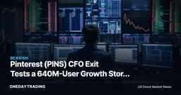 Pinterest (PINS) CFO Exit Tests a 640M-User Growth Story After 3.8% Drop